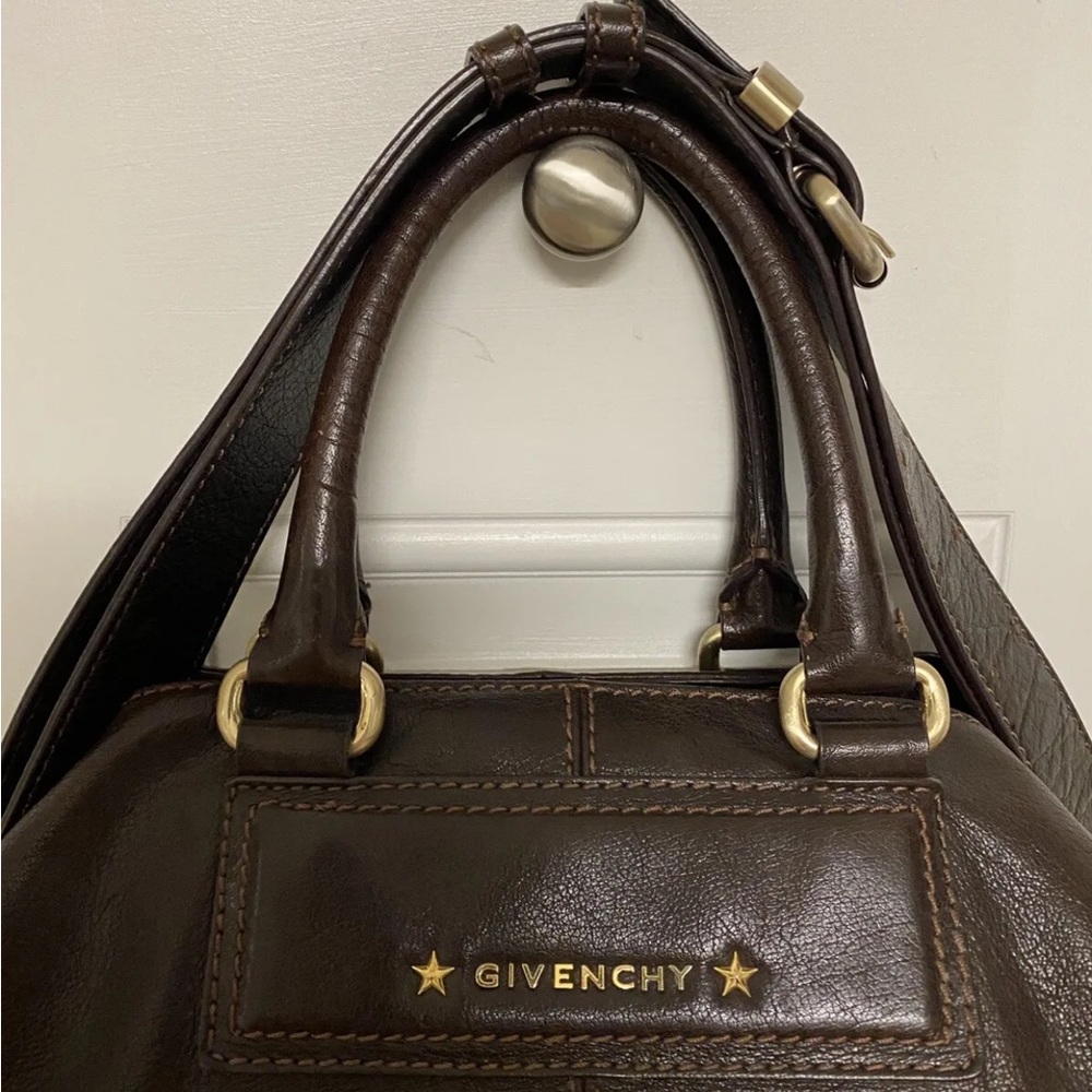 Authentic Givenchy Buggatti Medium Brown Tote Bag - image 2